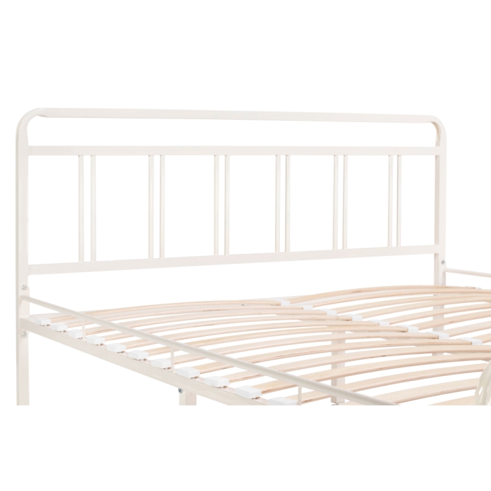 Двуспальная кровать Рейк 160х200 белая