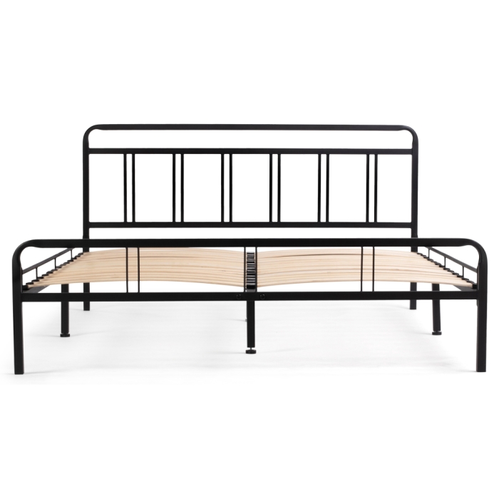 Двуспальная кровать Рейк 160х200 черная