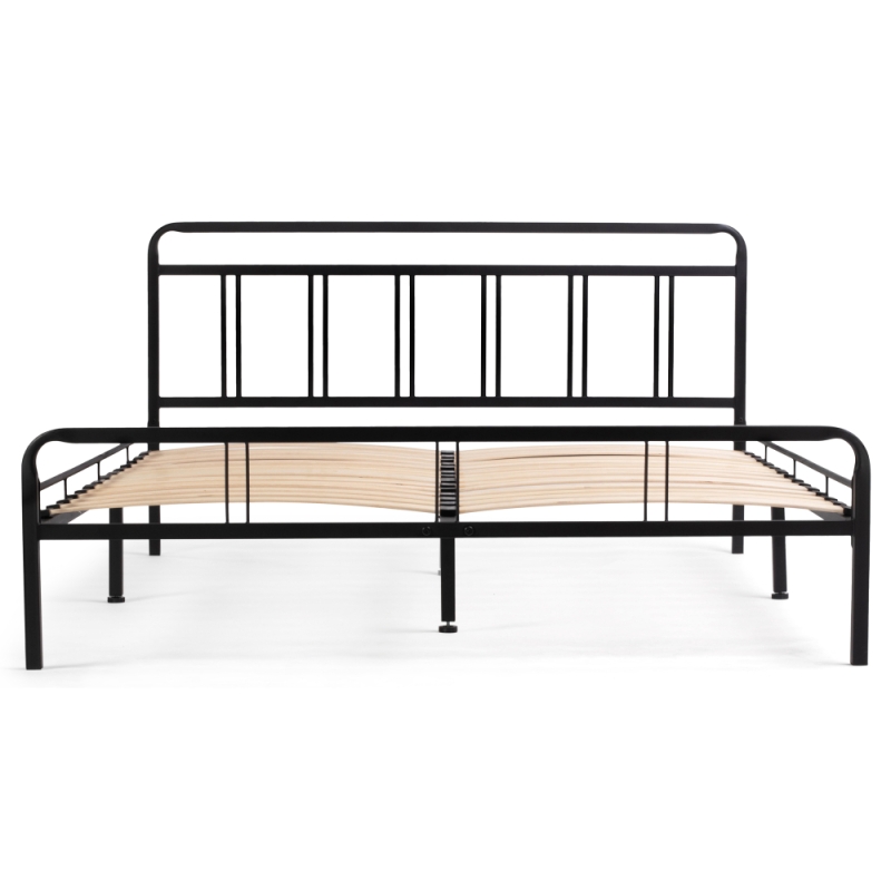 Двуспальная кровать Рейк 160х200 черная