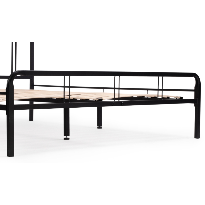 Двуспальная кровать Рейк 160х200 черная