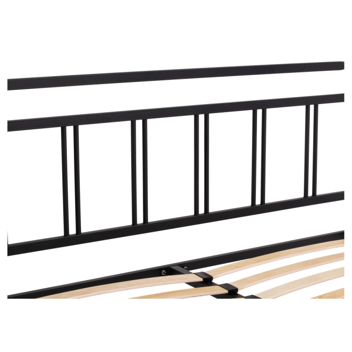 Двуспальная кровать Рейк 160х200 черная