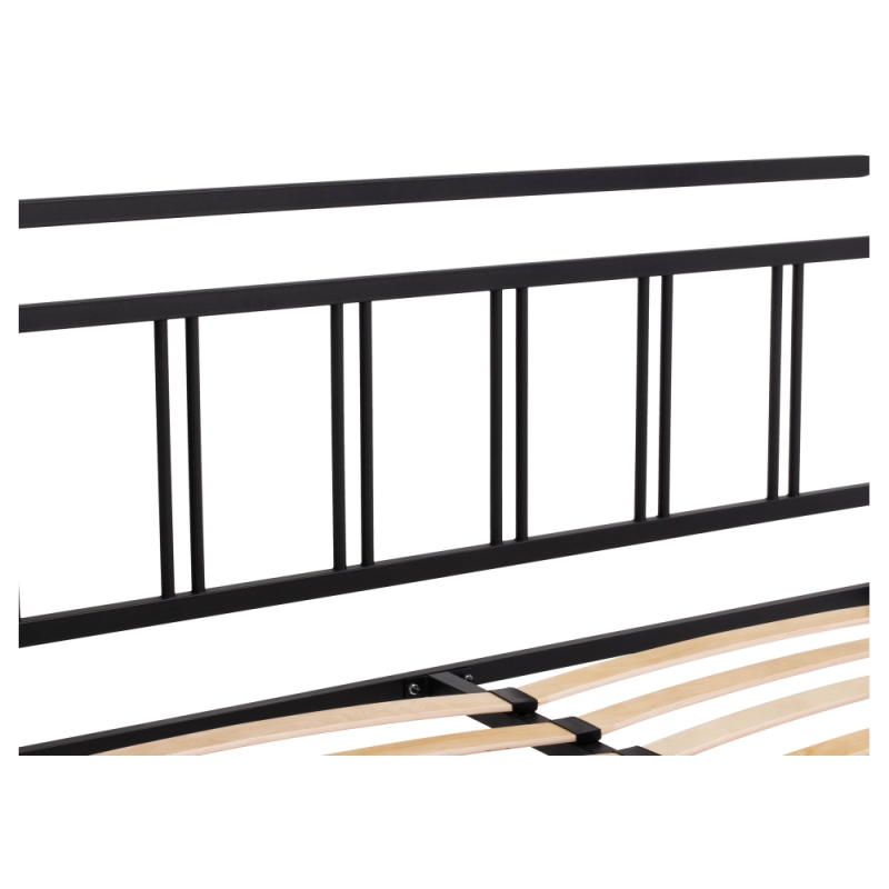 Двуспальная кровать Рейк 160х200 черная