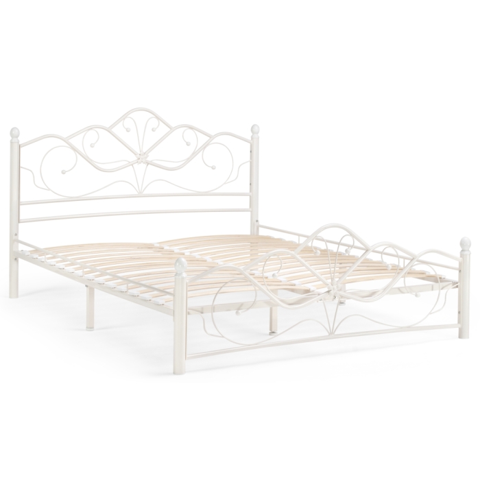 Двуспальная кровать Виктори 2 160х200 белая