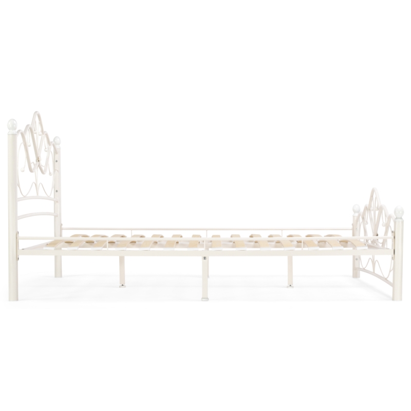 Двуспальная кровать Виктори 2 160х200 белая