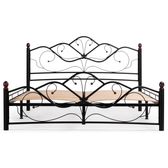 Двуспальная кровать Виктори 2 160х200 черная