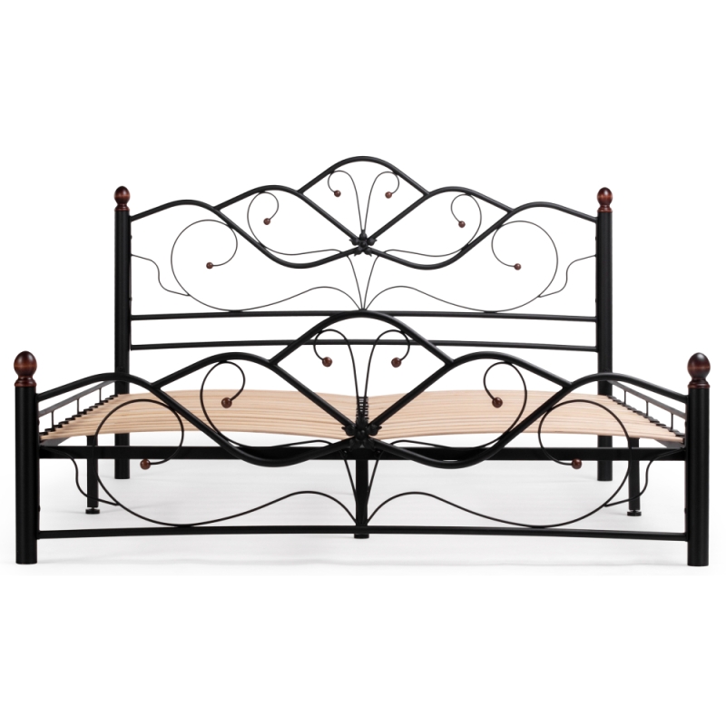 Двуспальная кровать Виктори 2 160х200 черная