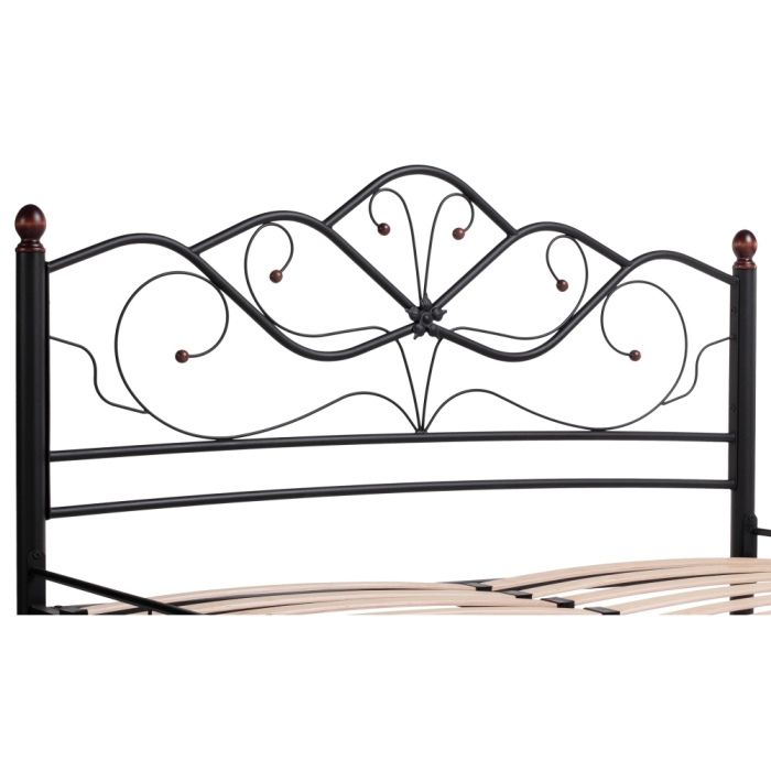 Двуспальная кровать Виктори 2 160х200 черная