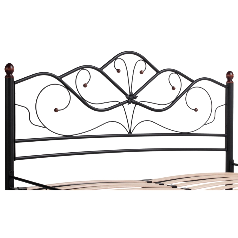 Двуспальная кровать Виктори 2 160х200 черная