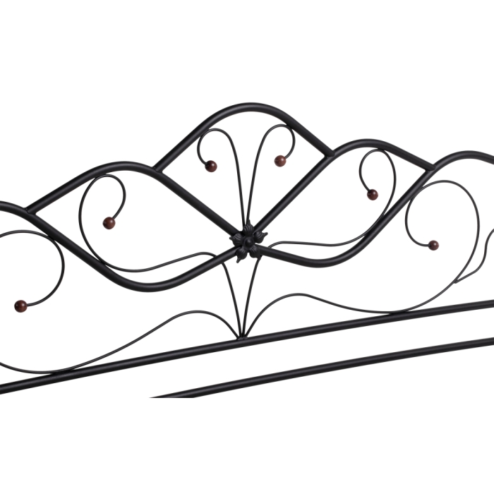 Двуспальная кровать Виктори 2 160х200 черная