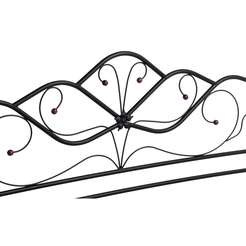 Двуспальная кровать Виктори 2 160х200 черная