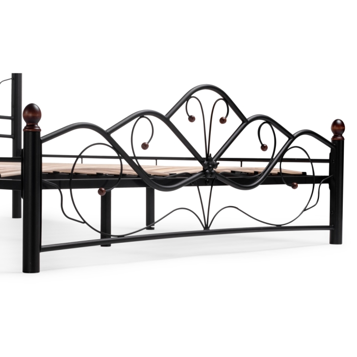 Двуспальная кровать Виктори 2 160х200 черная