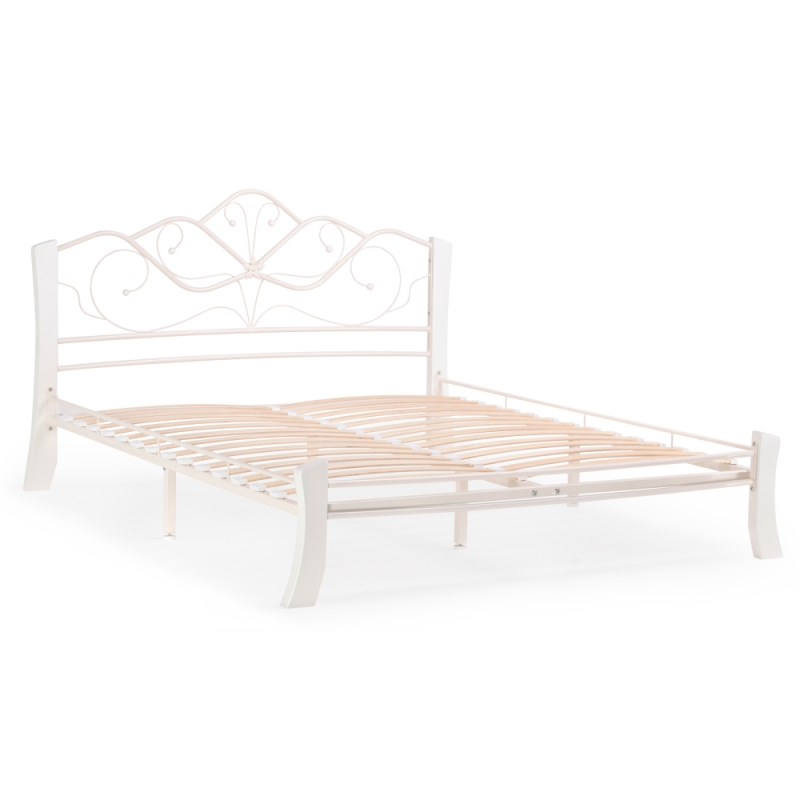 Двуспальная кровать Виктори 4 160х200 белая