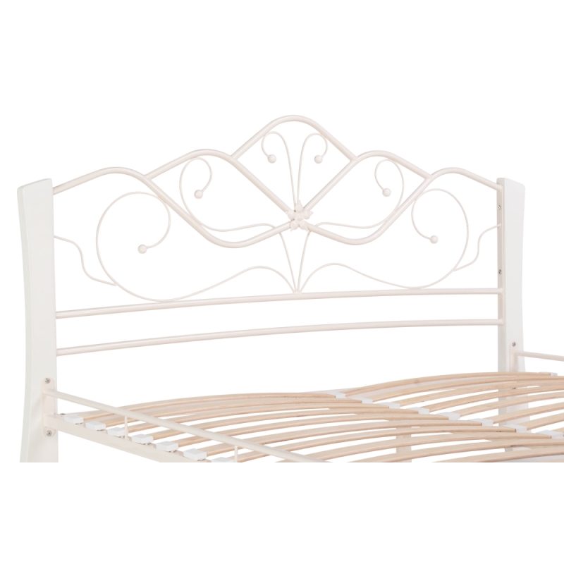 Двуспальная кровать Виктори 4 160х200 белая