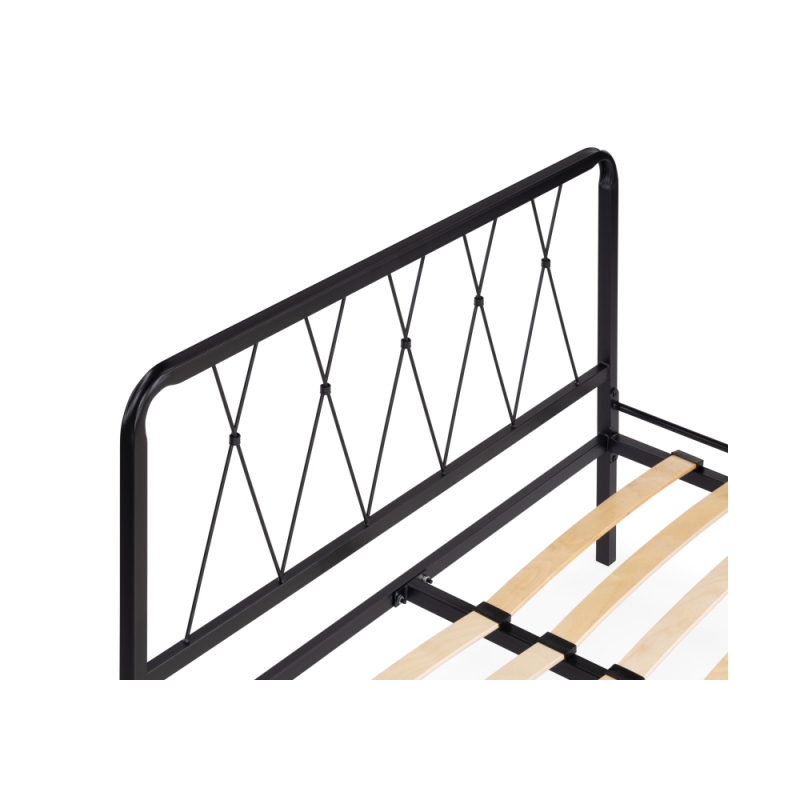 Полутораспальная кровать Иоханна 18 120х200 черная