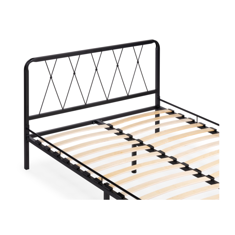 Полутораспальная кровать Иоханна 18 140х200 черная