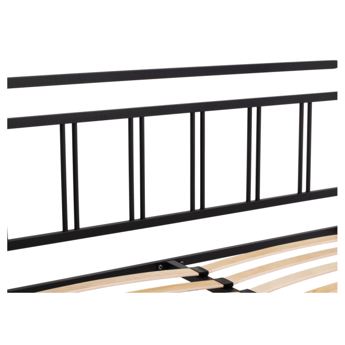 Полутораспальная кровать Рейк 120х200 черная