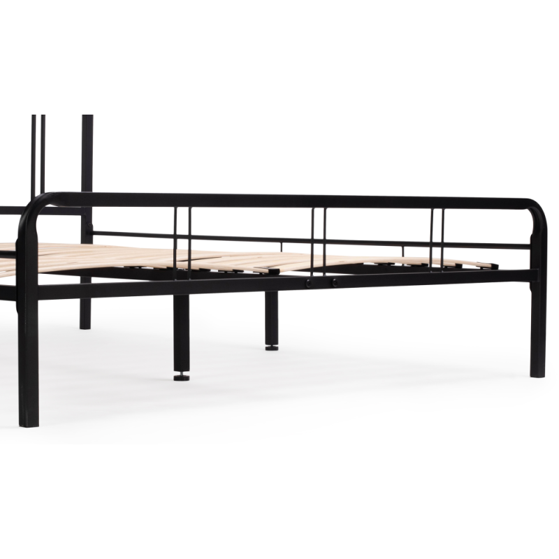 Полутораспальная кровать Рейк 140х200 черная