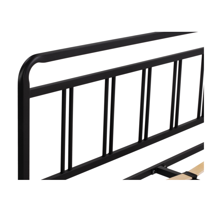 Полутораспальная кровать Рейк 140х200 черная