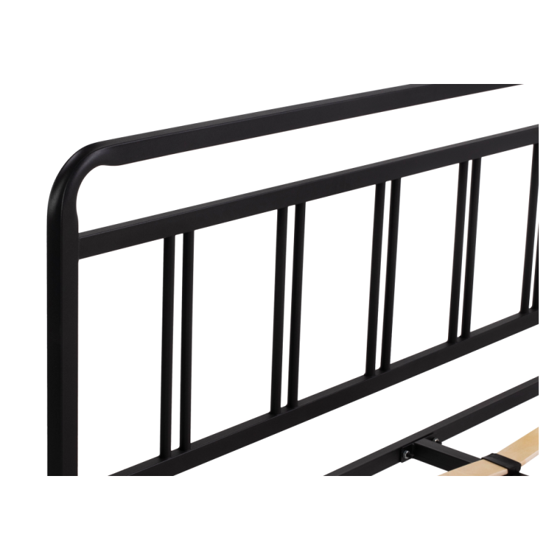 Полутораспальная кровать Рейк 140х200 черная