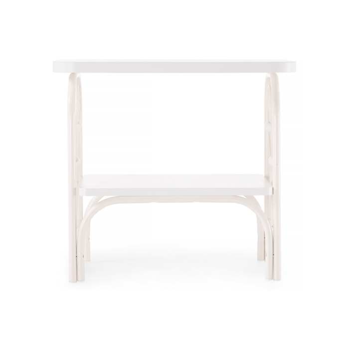 Прикроватная тумба Клео 2 белая / белая