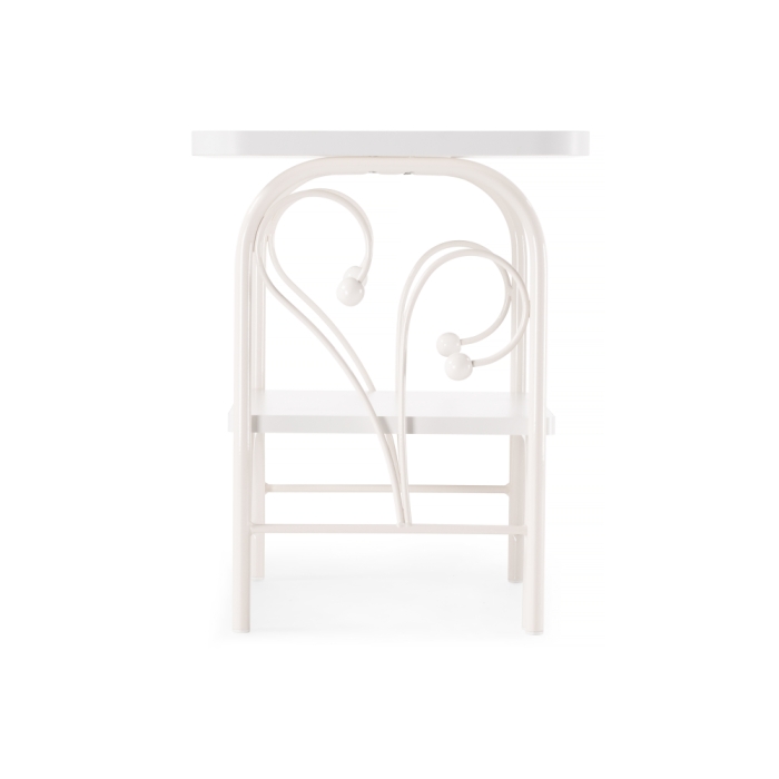 Прикроватная тумба Клео 2 белая / белая