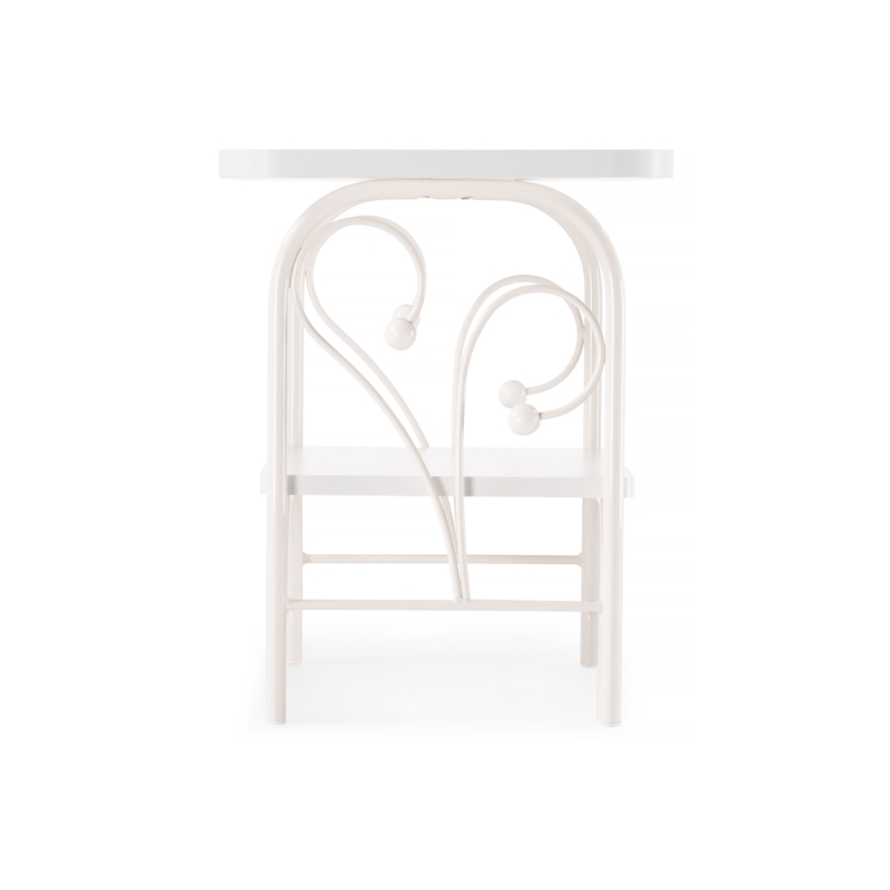 Прикроватная тумба Клео 2 белая / белая