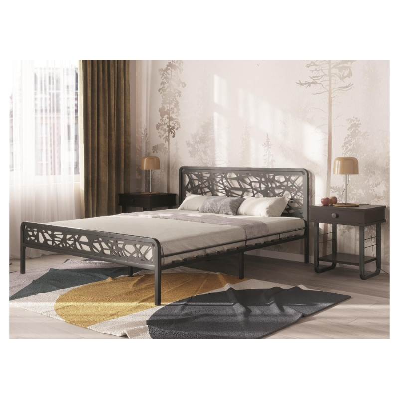 Прикроватная тумба Малгома черная / венге