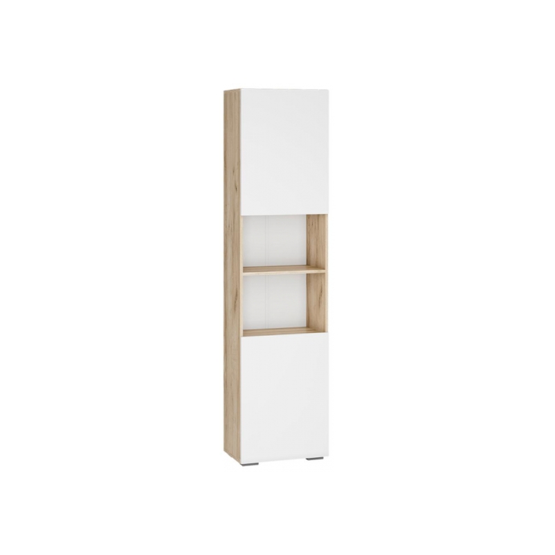 Модульная гостиная Алетра дуб крафт серый / глянец белый комплектация 1