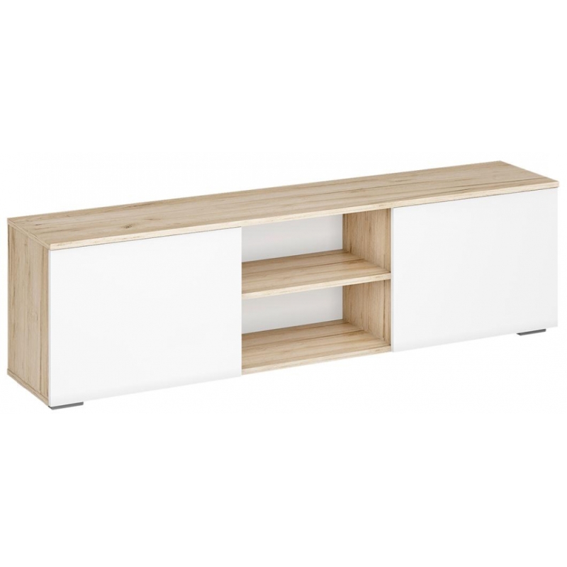 Модульная гостиная Алетра дуб крафт серый / глянец белый комплектация 1