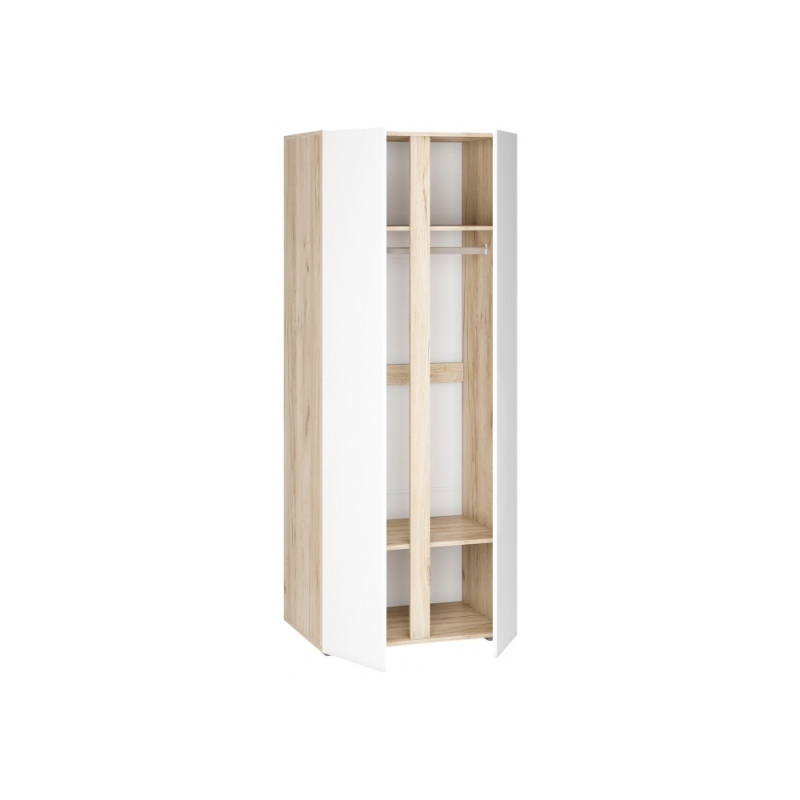 Модульная гостиная Алетра дуб крафт серый / глянец белый комплектация 1