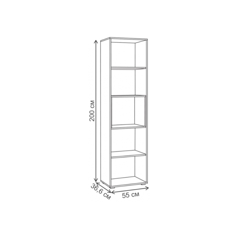 Модульная гостиная Бэль белый премиум / дуб золотой craft комплектация 1