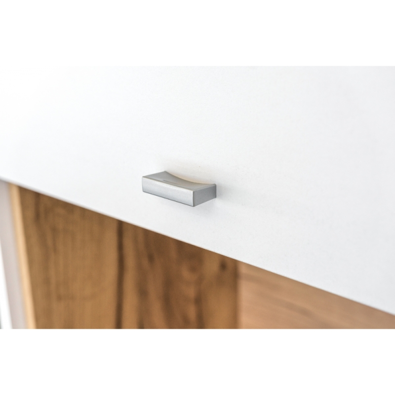 Модульная гостиная Бэль белый премиум / дуб золотой craft комплектация 2