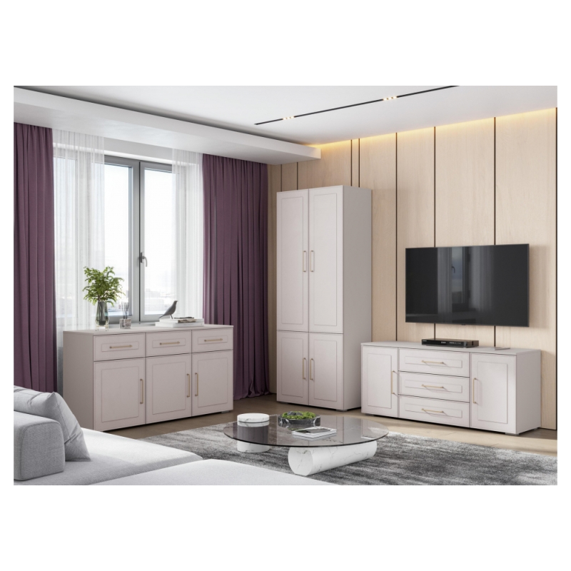 Модульная гостиная Мотру кашемир / шампань комплектация 2