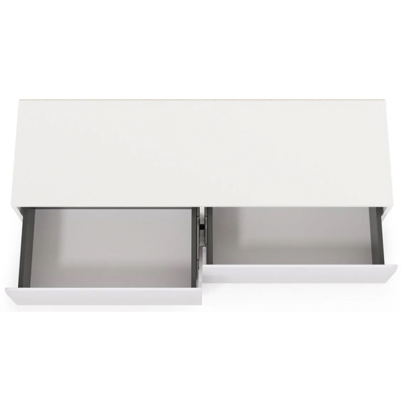 Готовая гостиная Сейдиль белый премиум / черный / белый глянец комплектация 4