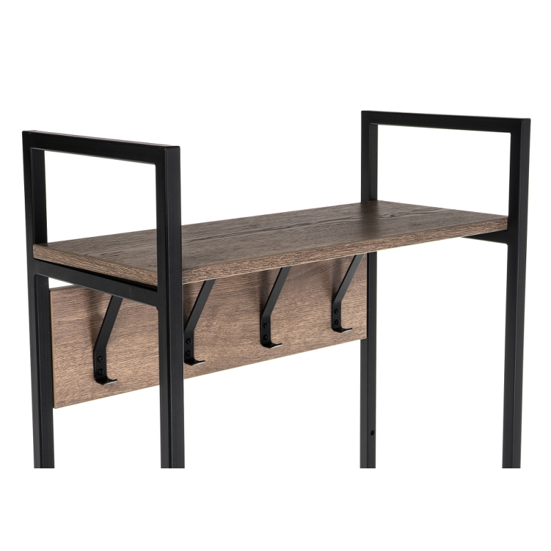 Модульная прихожая Лофт дуб велингтон / черный матовый