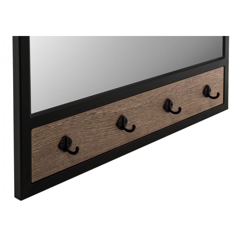 Модульная прихожая Лофт дуб велингтон / черный матовый