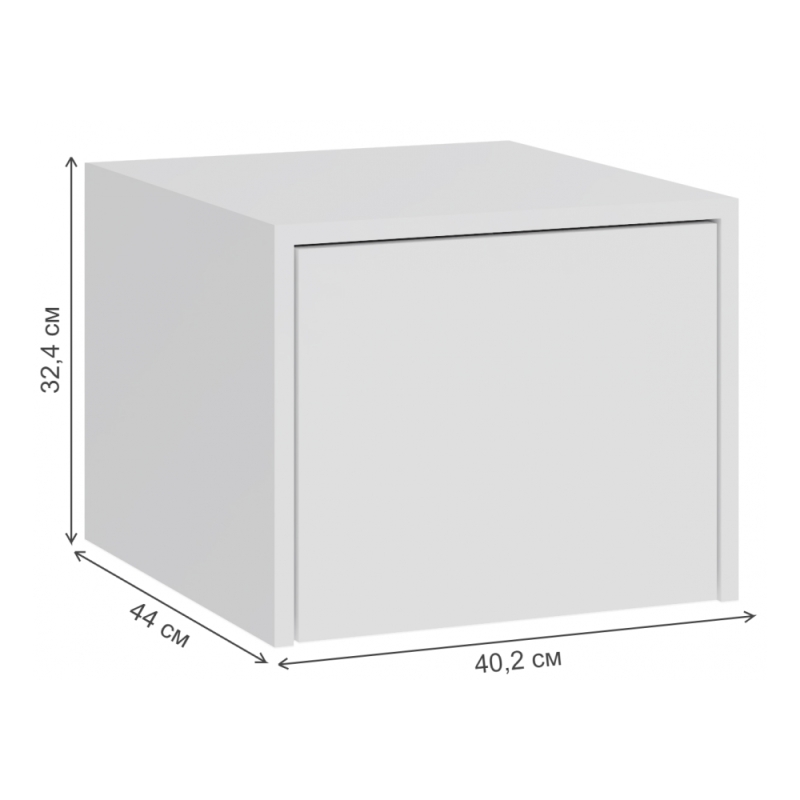 Модульная прихожая Роут белый комплектация 1