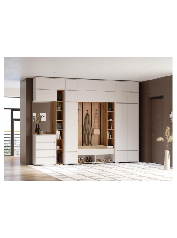 Модульная прихожая Роут кашемир комплектация 1