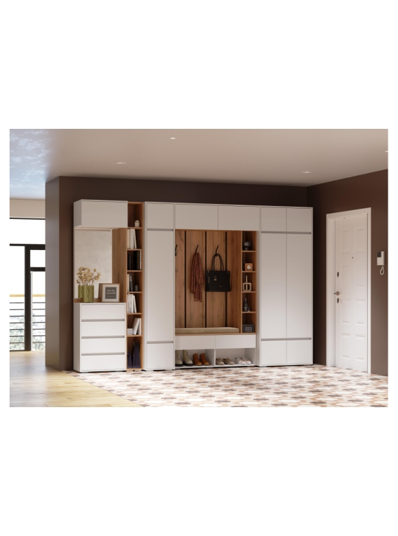 Модульная прихожая Роут кашемир комплектация 2