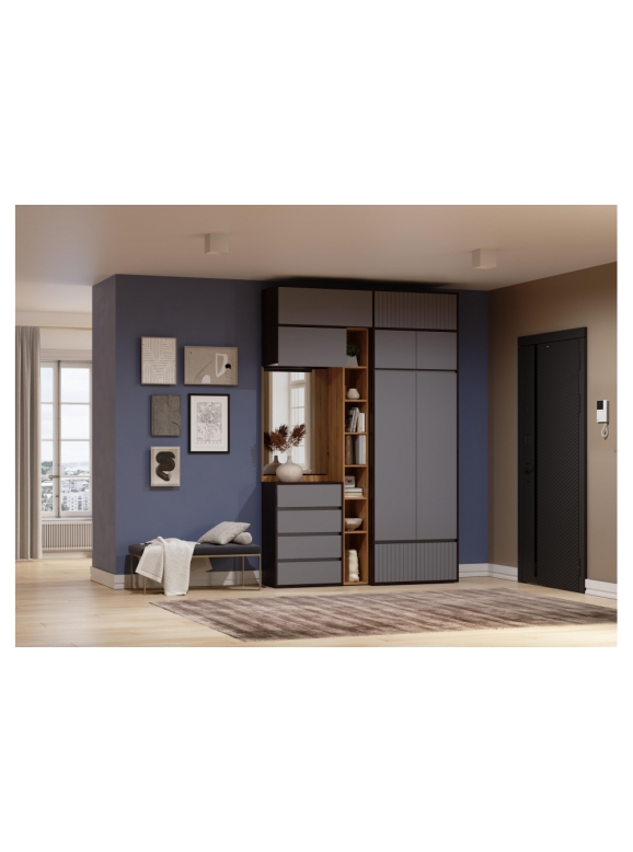 Прихожая Роут венге / графит софт комплектация 5