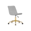 Компьютерное кресло Честер светло-серый (california 900)/ золото