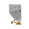 Компьютерное кресло Честер светло-серый (california 900)/ золото