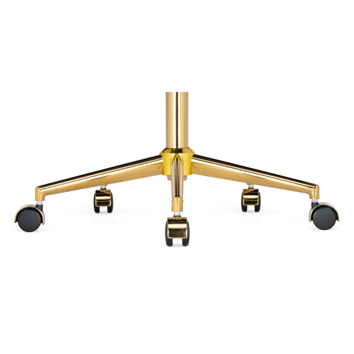 Компьютерное кресло Честер светло-серый (california 900)/ золото