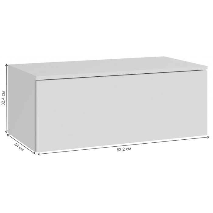 Навесной шкаф Роут 2 белый