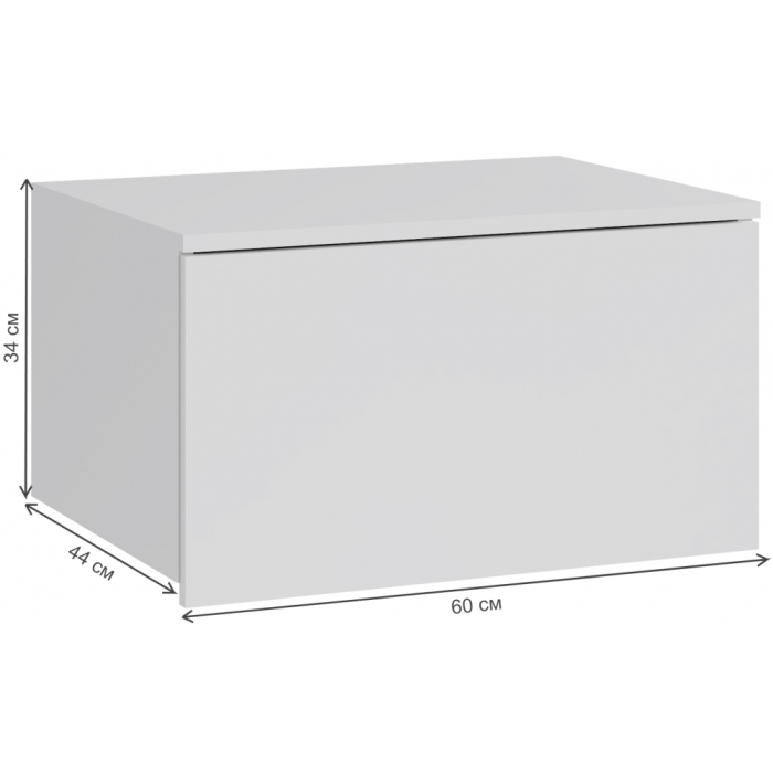 Навесной шкаф Роут малый белый