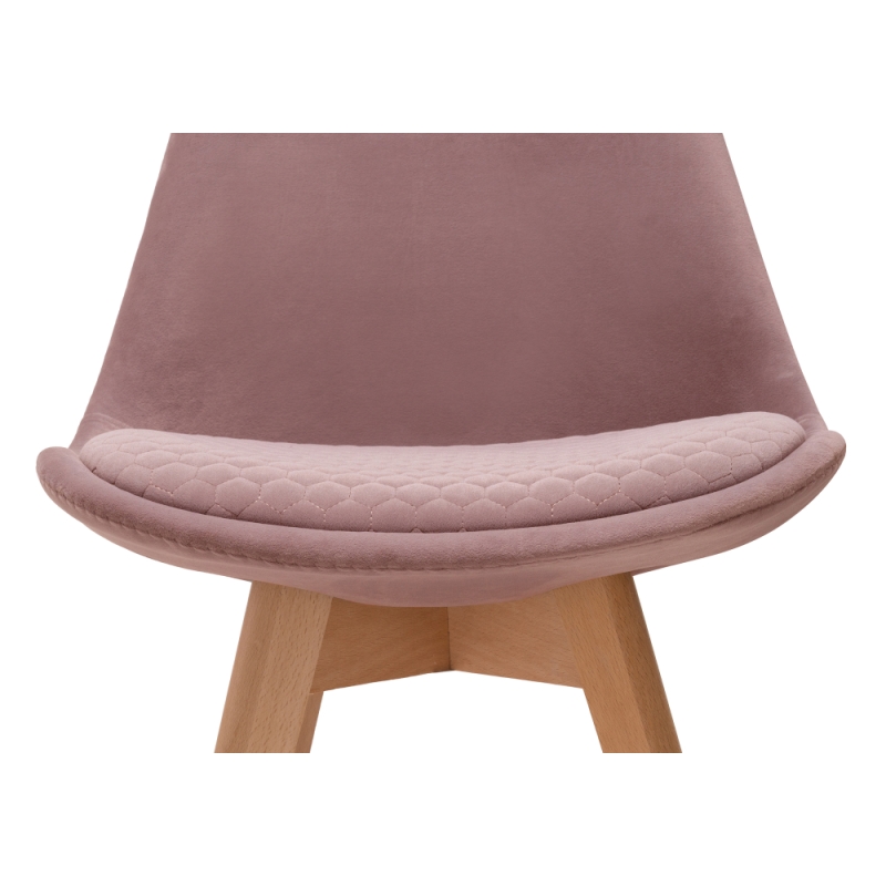 Обеденная группа Ахели light purple / wood / white