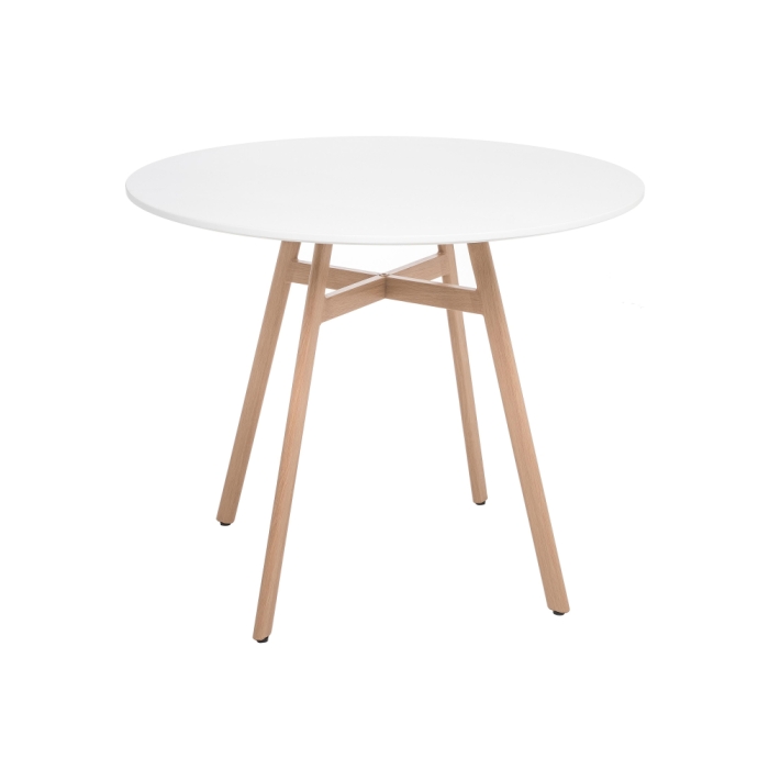 Обеденная группа Арги 90 light purple / white / wood