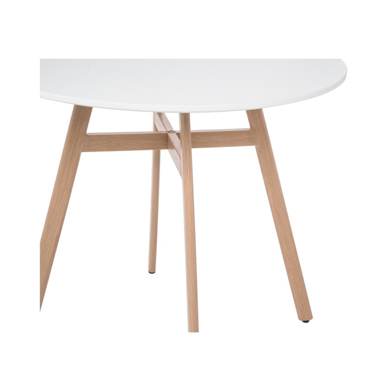 Обеденная группа Арги 90 light purple / white / wood