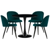 Обеденная группа Аринай green / black