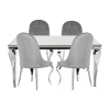 Обеденная группа Арлетта white / gray